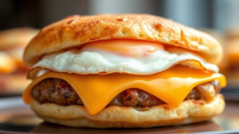 sausage egg cheese mcgriddle calories