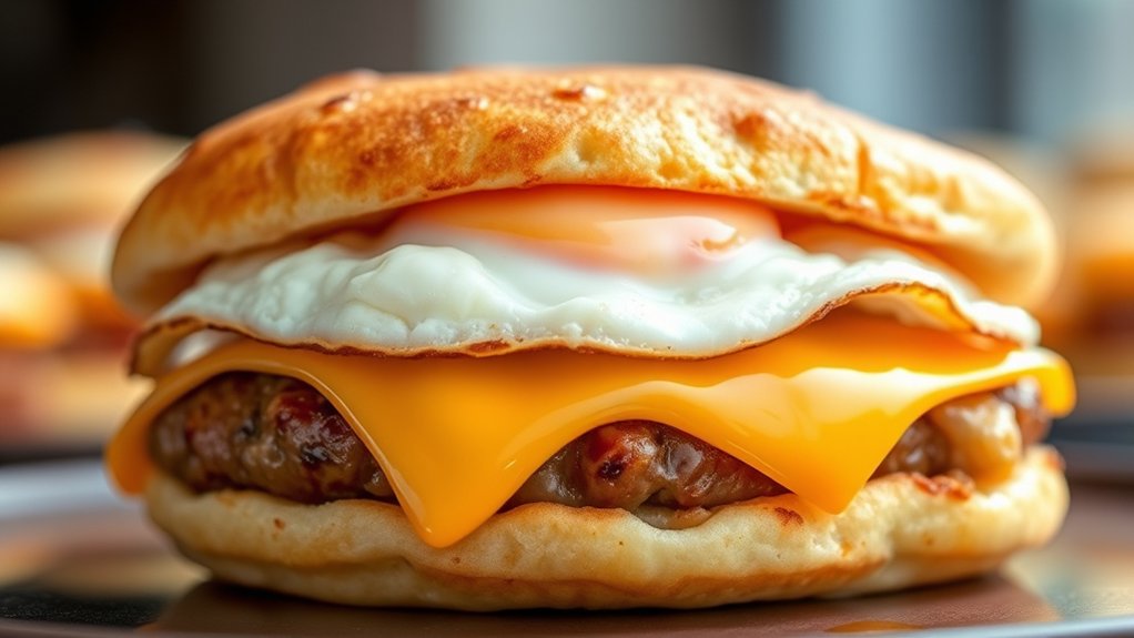 sausage egg cheese mcgriddle calories