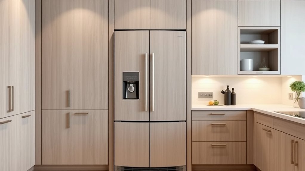 Benefits of a Fridge With Cabinet Panels 2 seamless kitchen appliance integration
