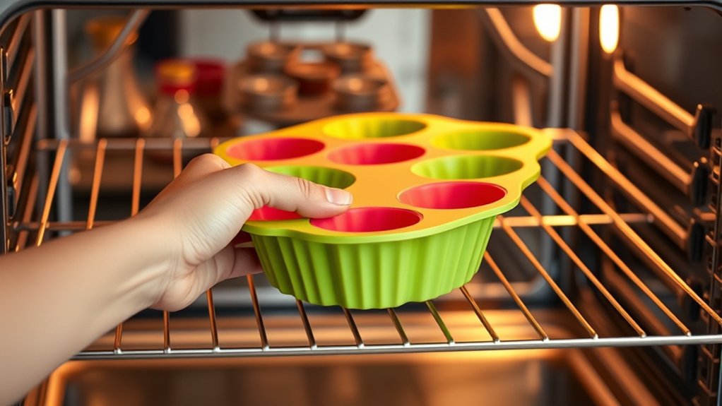 silicone pans safe directly