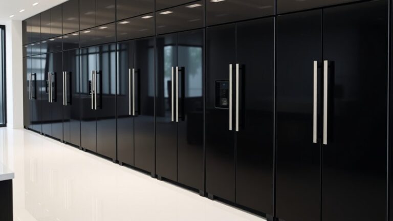 sleek cabinet door refrigerators krak6