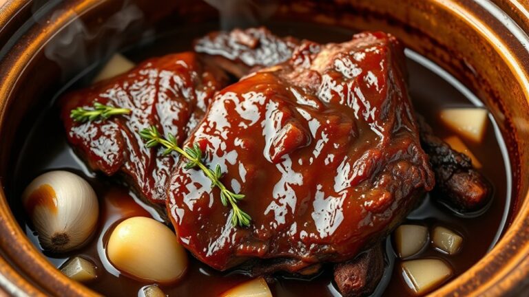 slow cooked beef short ribs