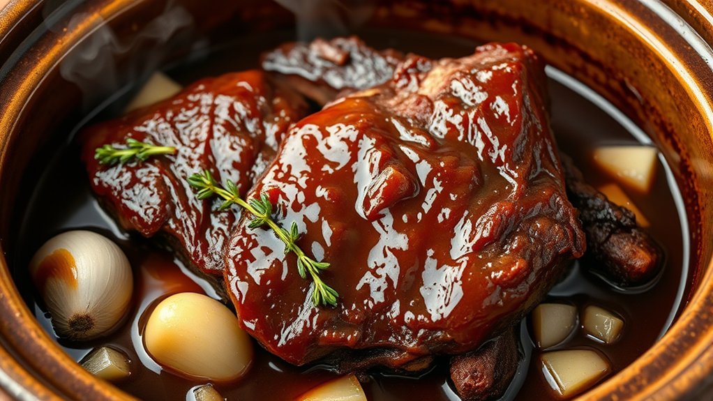 slow cooked beef short ribs