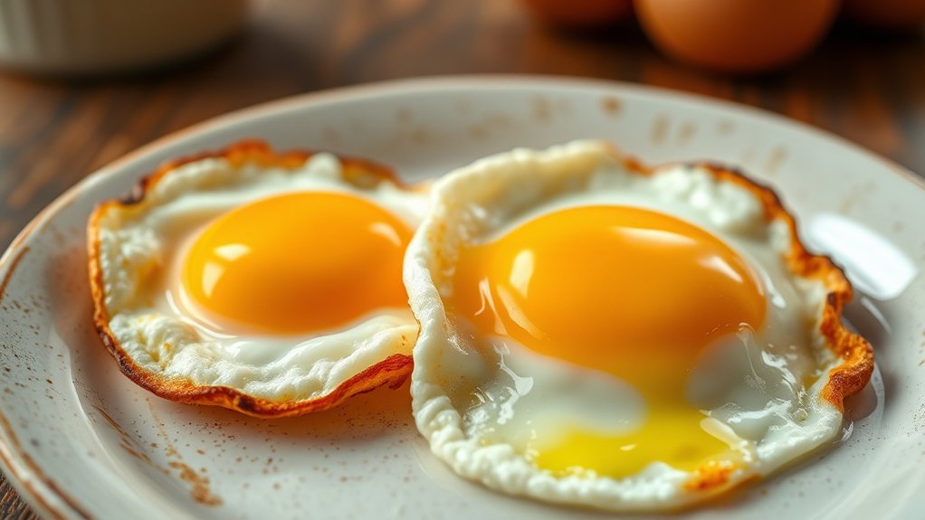 two fried eggs calories
