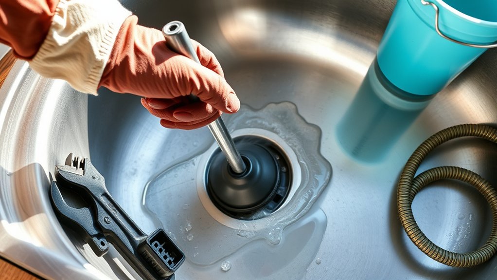 unclog your kitchen sink ow55p