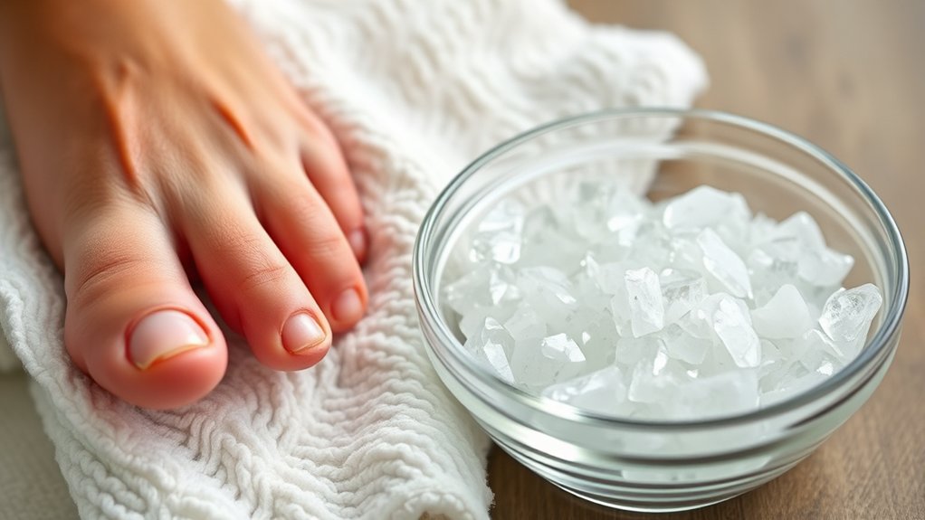uric acid crystal buildup