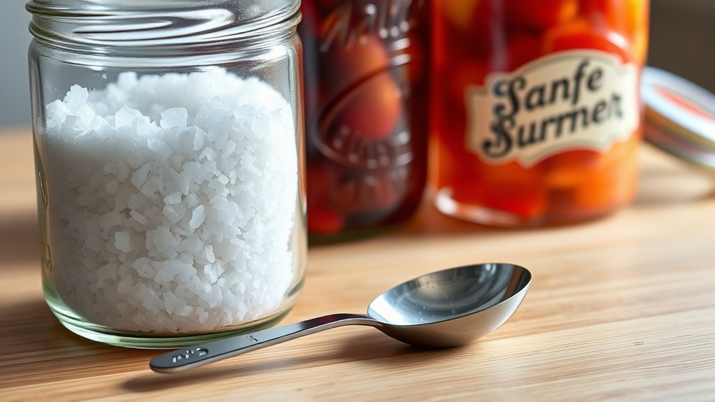 use canning salt only