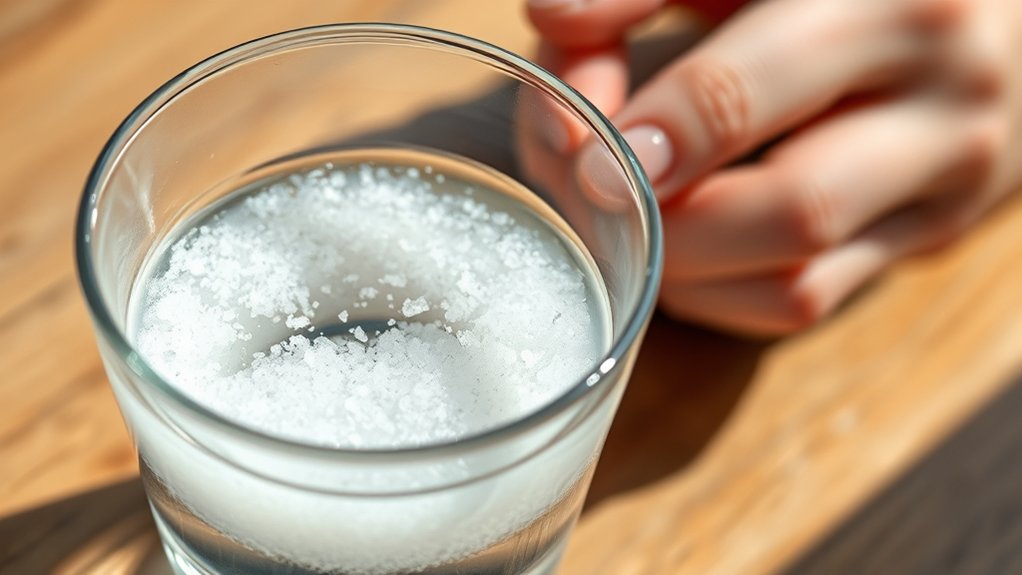 warm salt water relief