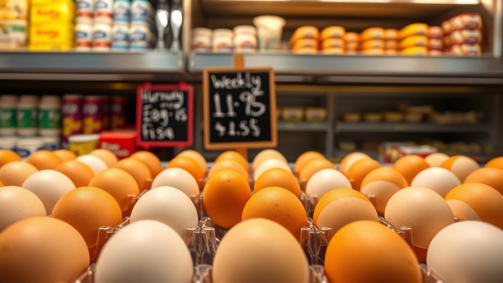 weekly egg price fluctuations